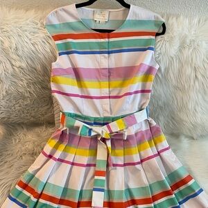 Kate Spade Multicolor Striped Casual Dress
